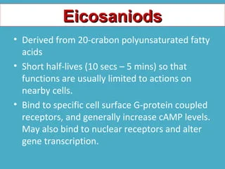 Eicosanoids Pharmacology