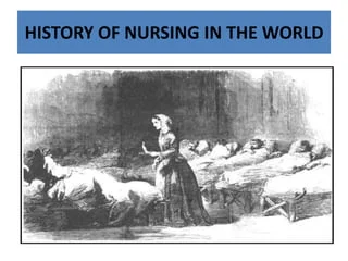 History Of Nursing - Global Perspective